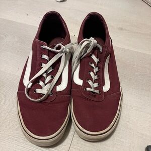 Vans more maroon